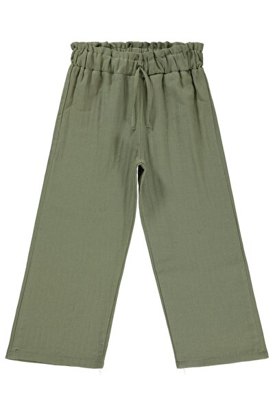 Civil Girls Kız Çocuk Pantolon 6-9 Yaş Haki