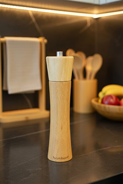 Bambum Brown Medium Size Salt Pepper Grinder