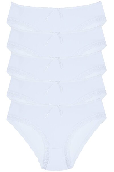 Newlilla Pachet de chiloți pentru femei 1009 Bato Lace Leg 5 piese 1009-v3