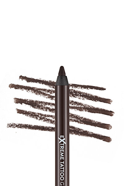 Flormar Suya Dayanıklı Jel Göz Kalemi (KOYU KAHVE) - Extreme Tattoo Gel Pencil - 002 Walnut - 8682536028844