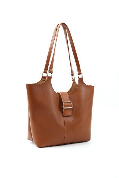 SHAKA Taba Shk269 Faux Leather Single Compartment, Snap Fastener, Hand, Arm and Shoulder Bag
