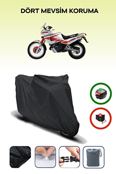 Breen حقيبة خلفية من القماش المشمع للدراجات النارية باللون الأسود من Yamaha X...