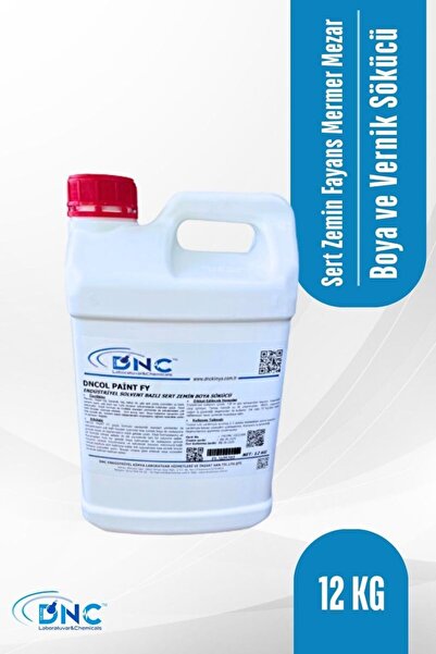 DNC Sert Zemin Fayans Mermer Tezgah Boya ve Vernik Sökücü Dncol Paint FY-12 kg