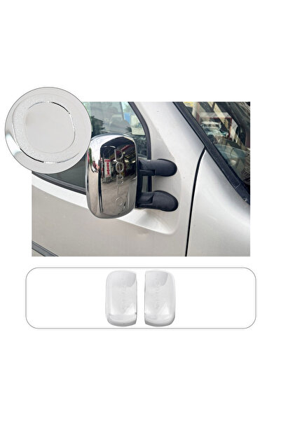 Genel Markalar Fiat Doblo Uyumlu 2000-2010 Ayna Kapağı 2 Parça Abs Krom Kaplama