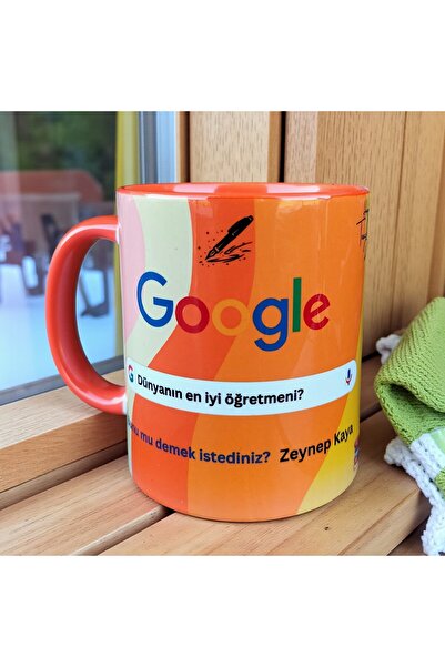 mug shop Name Writable Teacher's Day Gift Mug - Gift for Teacher Design Colored Porcelain Mug