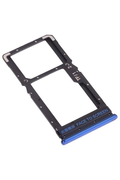 Fodos Xiaomi Poco X3 Pro Uyumlu Sim Kart Tepsisi M2102J20SG M2102J20SI Mavi