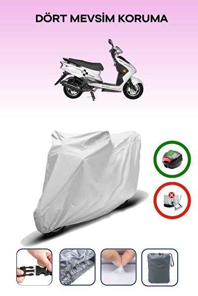 Breen RMG Moto Gusto Crystal GRAY MOTORCYCLE BRAND REAR BAG COMPATIBLE
