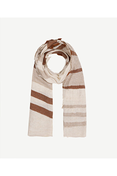 Yargıcı Çizgili Yün Şal