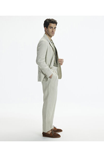 Yargıcı Regular Kalıp Kırlangıç Yaka Önü Cepli İki Düğmeli Erkek Ceket