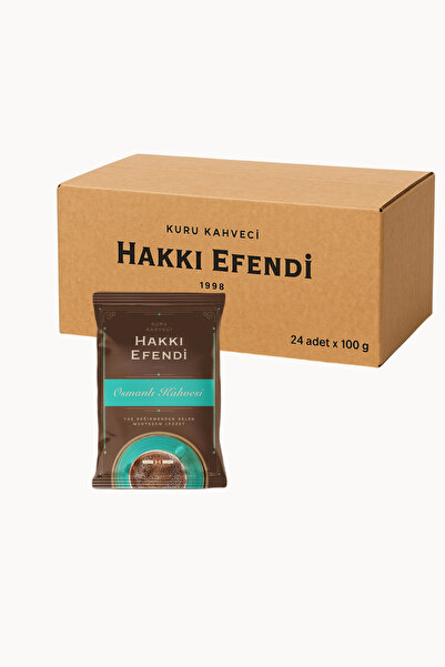 Hakkı Efendi قهوة عثمانية 1 علبة 100 جرام (24 قطعة) - عبوة بيع بالجملة بأسعار...