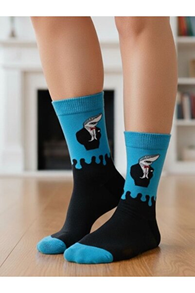 AKSU ÇORAP Jaws Man Designed Socket Socks