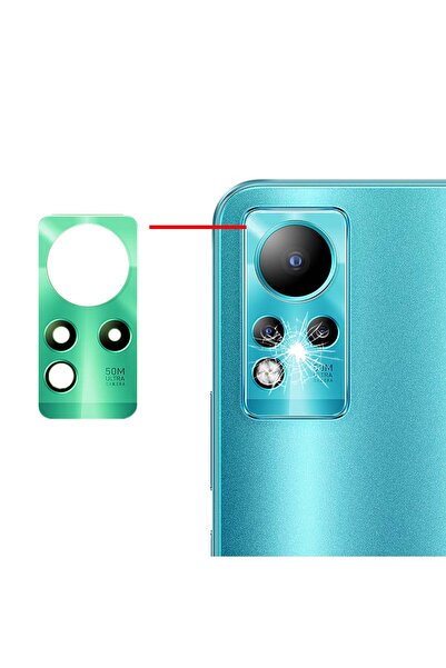 Fodos Infinix Note 12 Rear Camera Glass Lens Adhesive Outer Glass X663 X663C ...