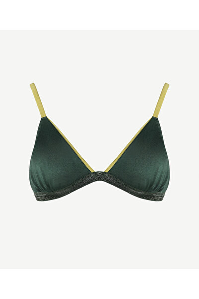 Yargıcı Şerit Detaylı Bikini Üst