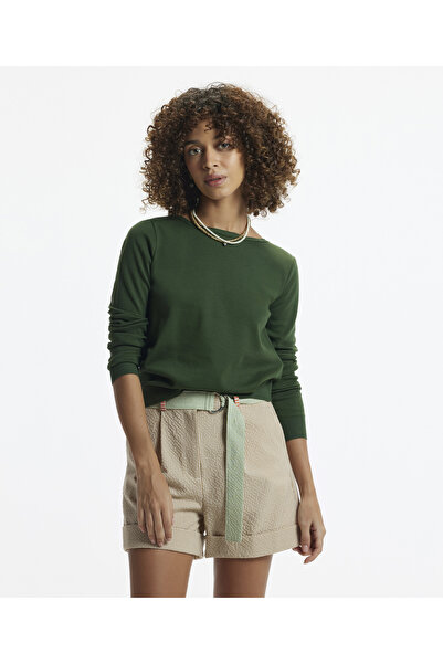 Yargıcı Kısa Boy Cepli Kemerli Duble Paça Şort