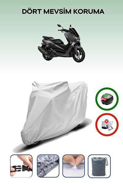 Breen غطاء خلفي متوافق مع Yamaha NMax 125 من القماش المشمع للدراجات النارية (...