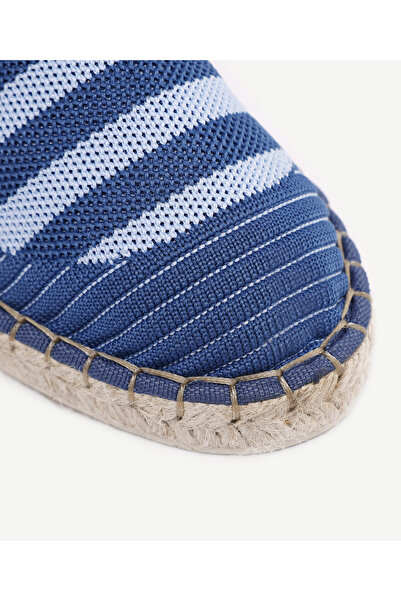 Yargıcı Arkası Açık Triko Espadril