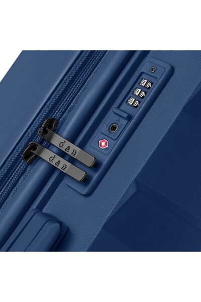 D&N Troler de cabină South Dakota cu 4 roți, mărimea S, 55 cm, cu pliuri extensibile