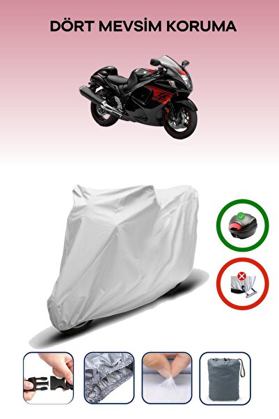 Breen حقيبة خلفية متوافقة مع ماركة سوزوكي GSX-R 1300 هايابوسا الرمادية للدراج...