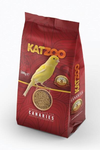 katzoo Kanaryalar Için Komple Yem 500 G (12 Adet)