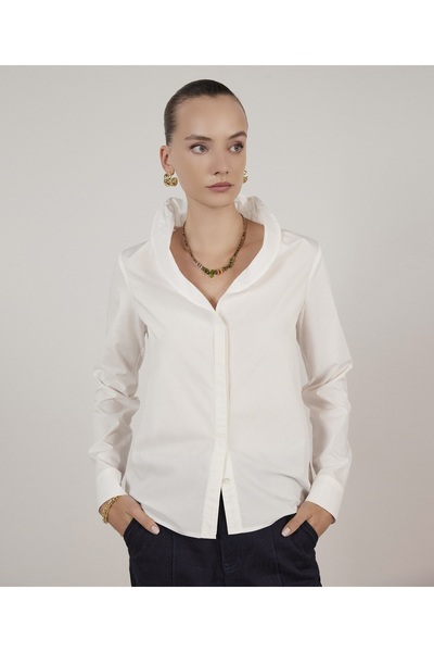 Yargıcı Fırfır Yaka Gömlek