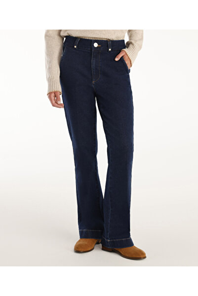 Yargıcı Yüksek Bel Bootcut Denim Pantolon