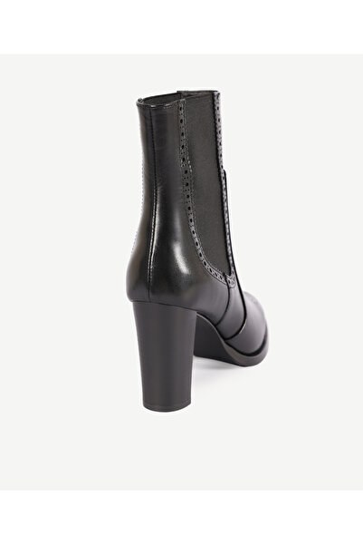 Yargıcı Yumuşak Tabanlı Lastikli Deri Bot