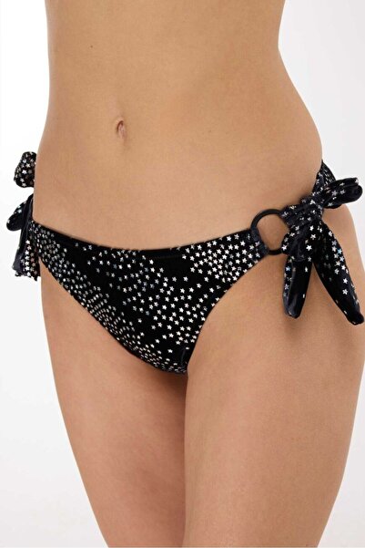 AYYILDIZ 5623 Black Velvet Strapless Bikini Set