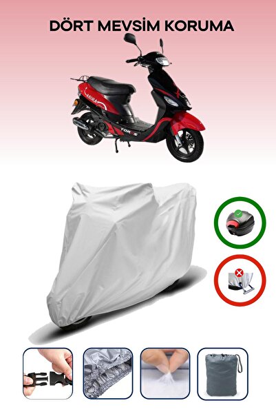 Breen Arora AR 50-10 Taurus Gray Motorcycle Tarpaulin Rear Bag Compatible