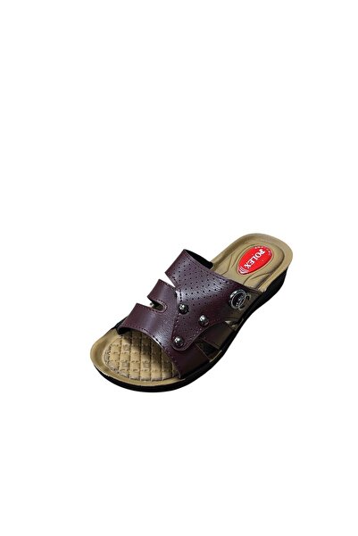 BY ARİS Women's Wedge Heeled Slippers