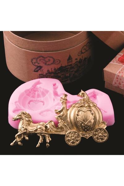 enc Silikon Kalıp Sındrella Arabası