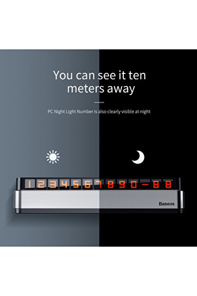 Baseus Moonlight Box Series Temporary Araç Geçici Park Numarötörü Acnum-b0s