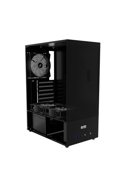 Hawk Gaming HC310 600W RGB Mesh Micro ATX Mini Tower Siyah Gaming Oyuncu Kasa
