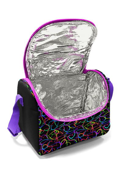 Coral High Kids Multicolored Heart Patterned Thermo Lunchbox 22770