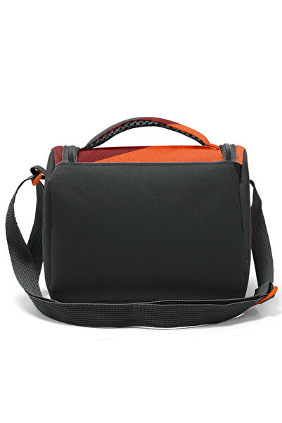 Coral High Kids Dark Gray Orange Claret Red Colored Thermo Lunchbox 22792