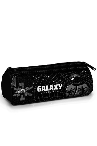 Coral High Geantă pentru creion cu trei compartimente cu model Galaxy negru p...