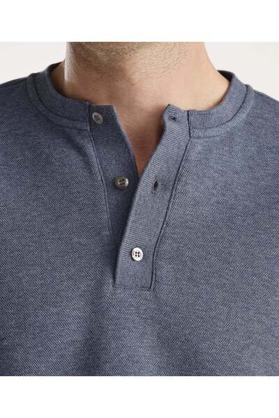 Yargıcı Erkek Bisiklet Yaka Düğmeli  Triko