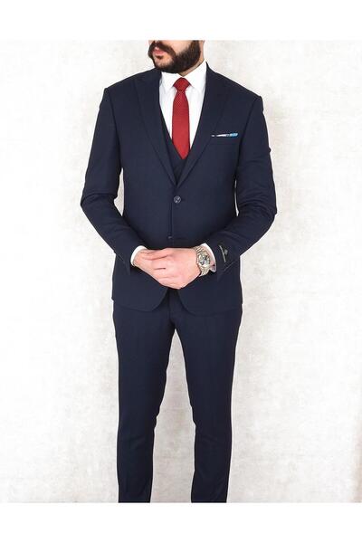 Jan Carlucci Slimfit Yelekli Drop 6 Takım