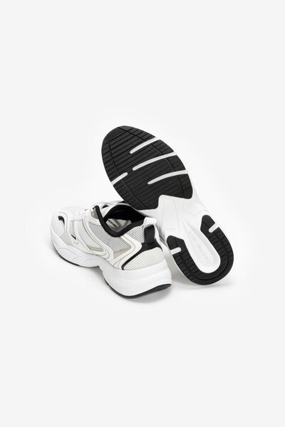 Calvin Klein Kadın Beyaz - Siyah Düşük Bilekli Spor Ayakkabı