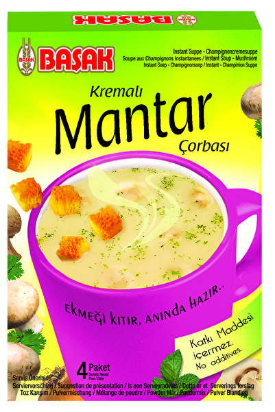 BAŞAK çabuk çorba-mantar 20gr.x24adet