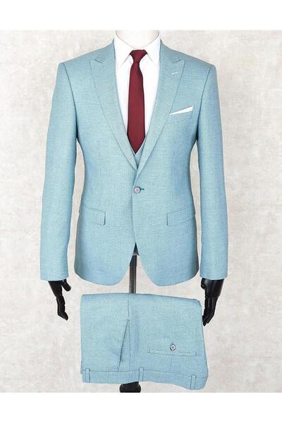 Jan Carlucci Slimfit Yelekli Drop 6 Takım