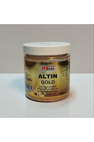 MY BAKE BOYA TOZ METALİK YALDIZ ALTIN 50 GR MY BAKE
