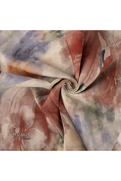 PİRAMİT Φουλάρι με φυσικό σχέδιο