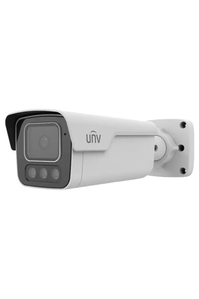 Uniview ColorHunter - Cameră IP, 8MP, obiectiv de 2.8mm, IR 40m, WL 40m, Audio, Alarmă, PoE - IPC2B18SS-ADF28KMC-I1