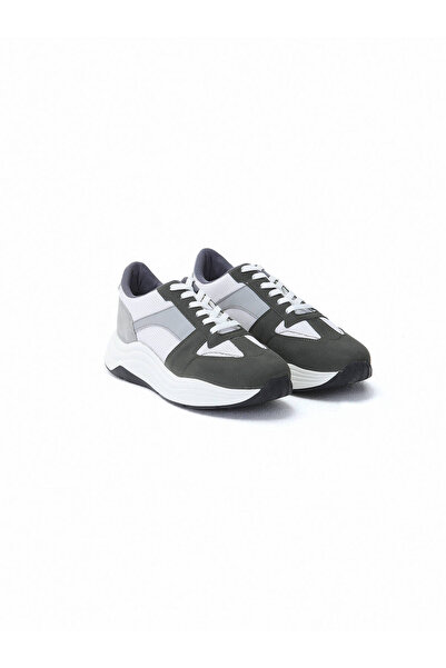 Kip Khaki Suede Sneakers