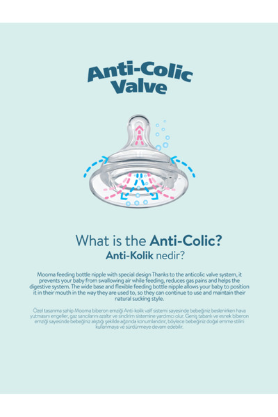 MOOMA Kindy 150 ve 250 ml Biberon Başlangıç Seti - Rose Gold