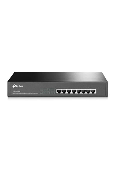 TP-LINK Switch 8 x RJ45 Gigabit PoE, Economic PoE 153W, Neadministrat - TL-SG1008MP