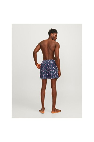 Jack & Jones Jack&Jones Fiji Aop мъжки тъмносин бански шорти и бански костюми