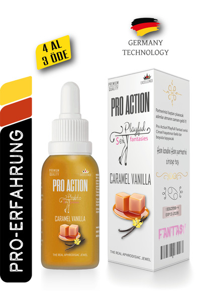 Pro Action Playfull Fantasies Caramel Vanilla Fantezi Balı