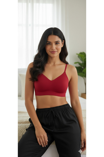 SADE Laser Cut Supported Seamless Comfortable Bustier Bra