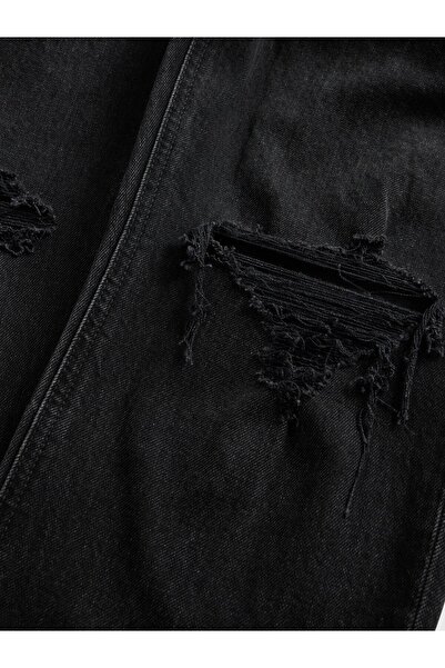 GAP Kadın Siyah High Rise Cheeky Straight Jean Pantolon